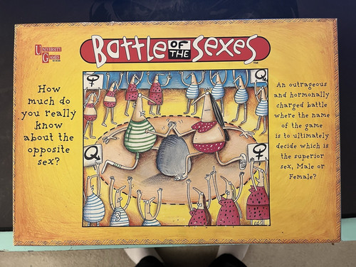 Battle the sexes board - battle,